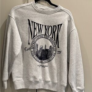 Zara Gray New York Graphic Young Girl’s Sweatshirt
